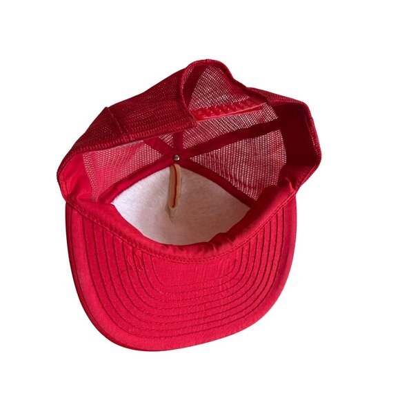 Indiana Hoosiers 1987 National Champions Red Mesh Snapback Hat Vintage 80s Sport - Picture 5 of 6